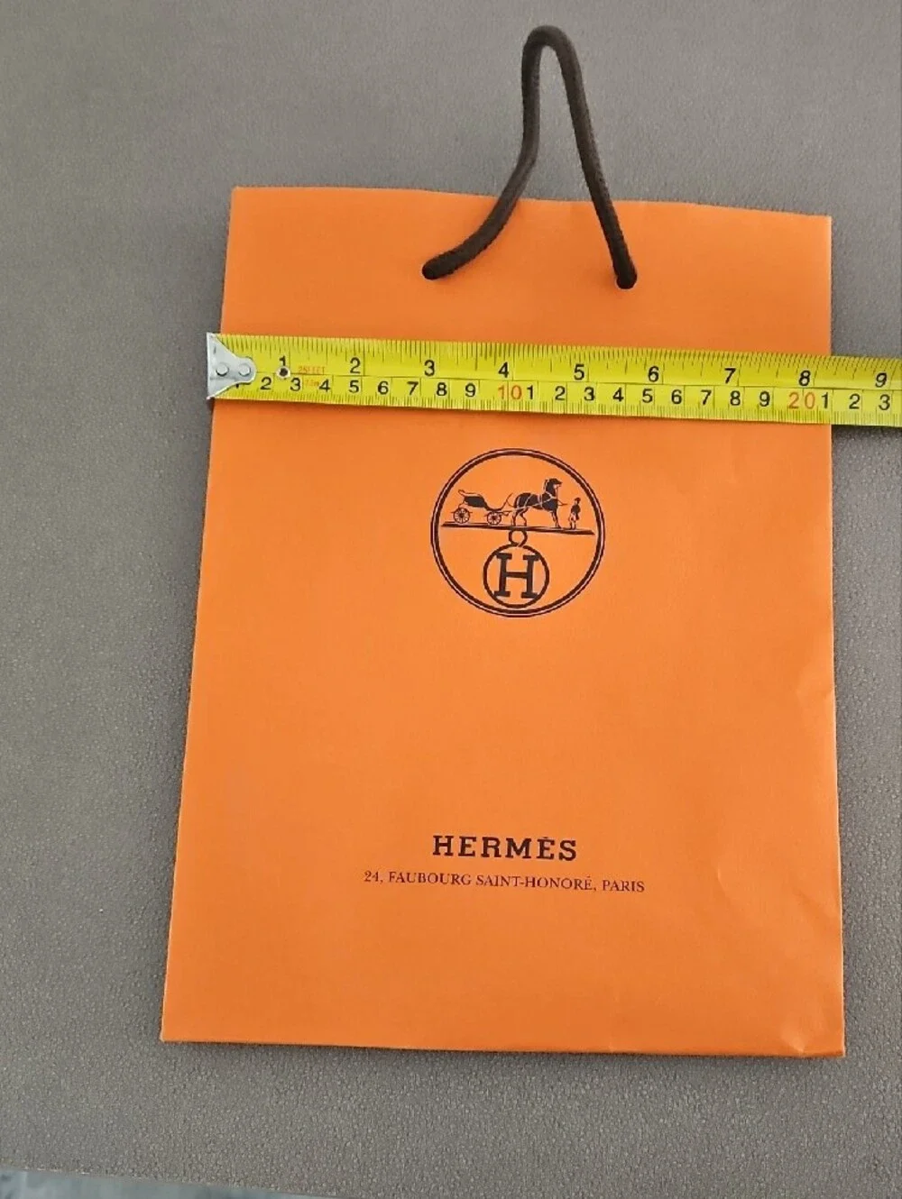 Hermes branded paper